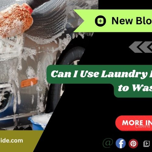 Can I Use Laundry Detergent to Wash My Car?